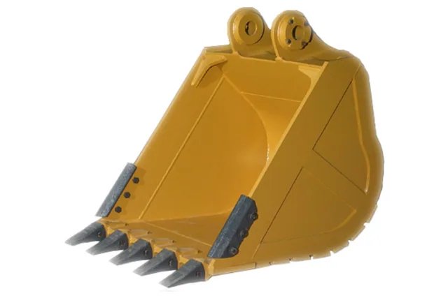 Concha preta para equipamento pesado